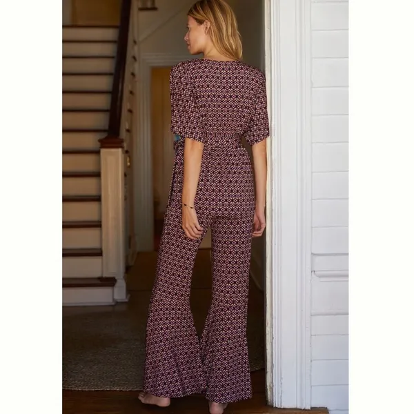 Anthropologie Bonnie Wide-Leg Trouser Set (Top Only) - Image 2