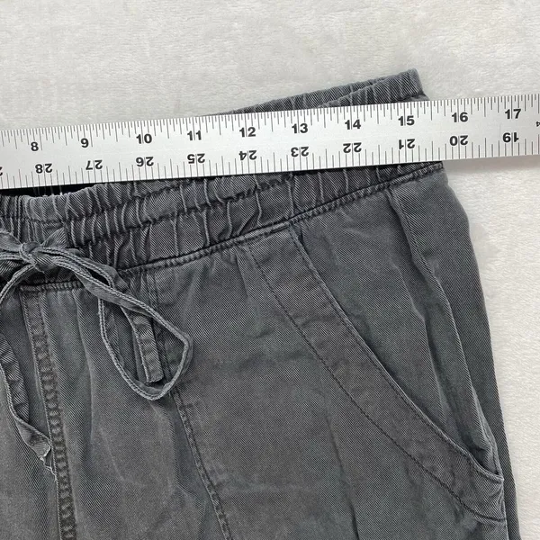 Gap Pants Womens S gray Utility Jogger Tencel Pull On Drawstring‎ Comfy Casual - Image 2