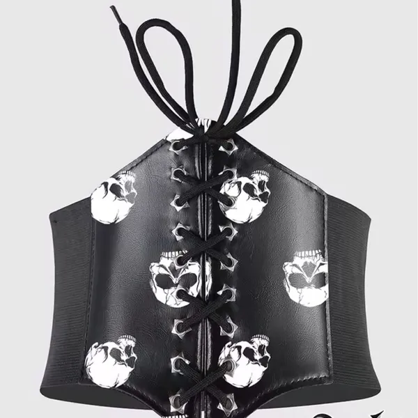 Black and White Corset Belt - Image 3
