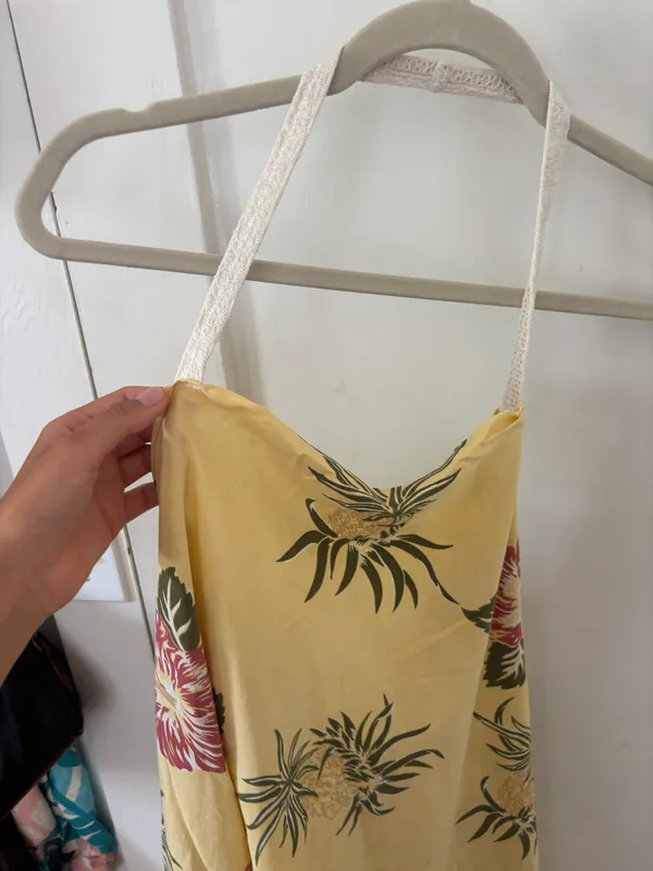 Handmade Short Vacation Halter Dress - Image 6