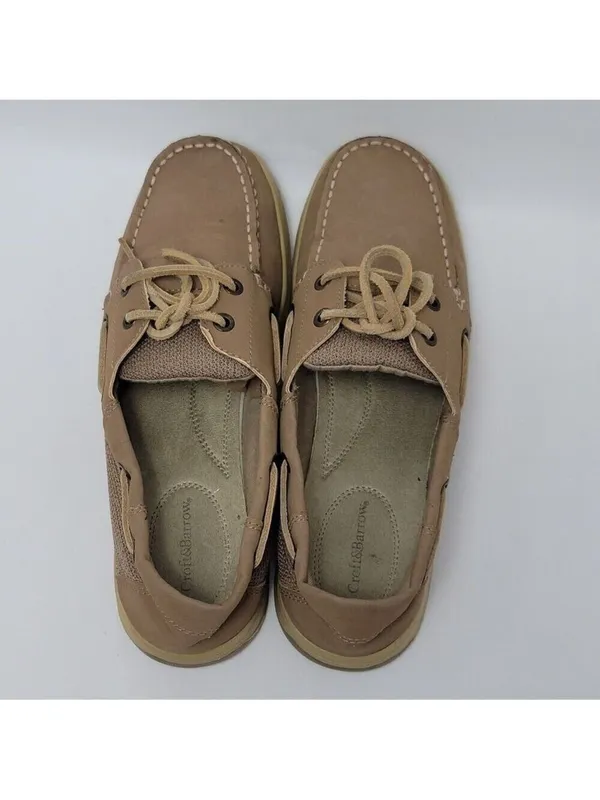 Croft & Barrow Women's Tan Boat Shoes Size 9M - Image 3