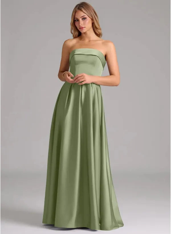 Azazie Bridesmaid Dress Pistachio - Image 6