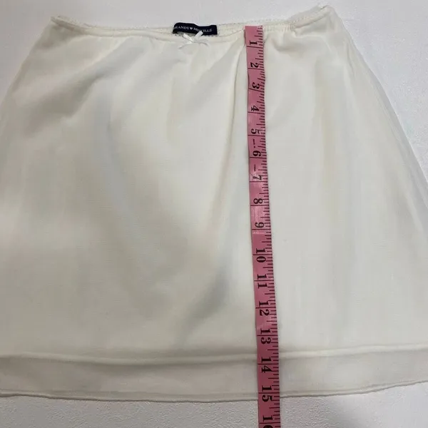 Brandy Melville White Mini Skirt Women’s Size 2 (Fits XS/S) - Image 6