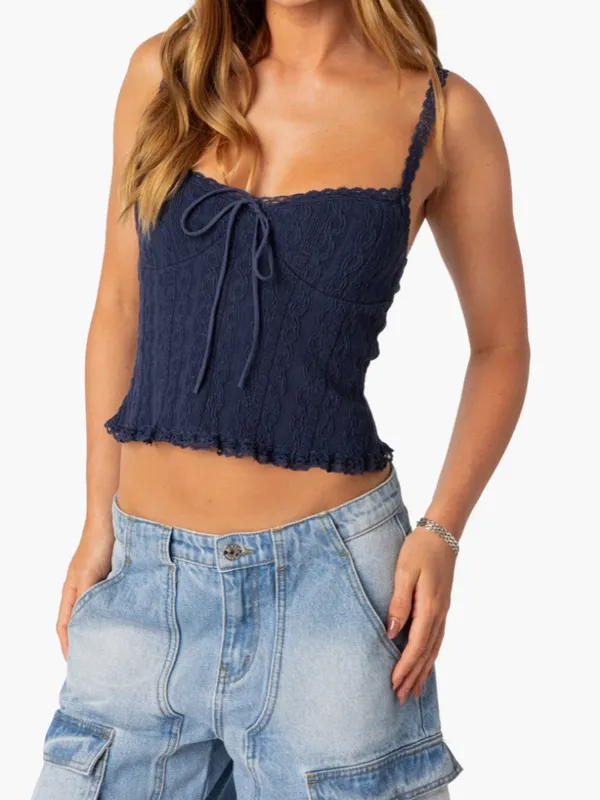 Edikted blue tank top - Image 5