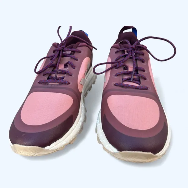 Adidas Response Trail X Running Shoes Sneakers Maroon Raw Pink Linen Women's 9.5 - Image 3