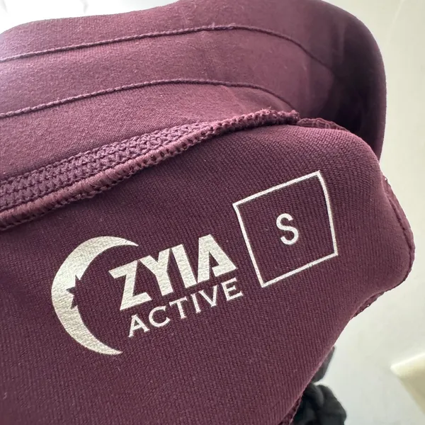 Zyia Active Unwind Joggers Activewear‎ Drawstring Pockets Plum Maroon Stretch - Image 5