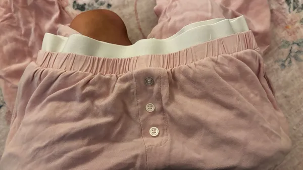 Target baby pink wide leg cotton pants! - Image 3