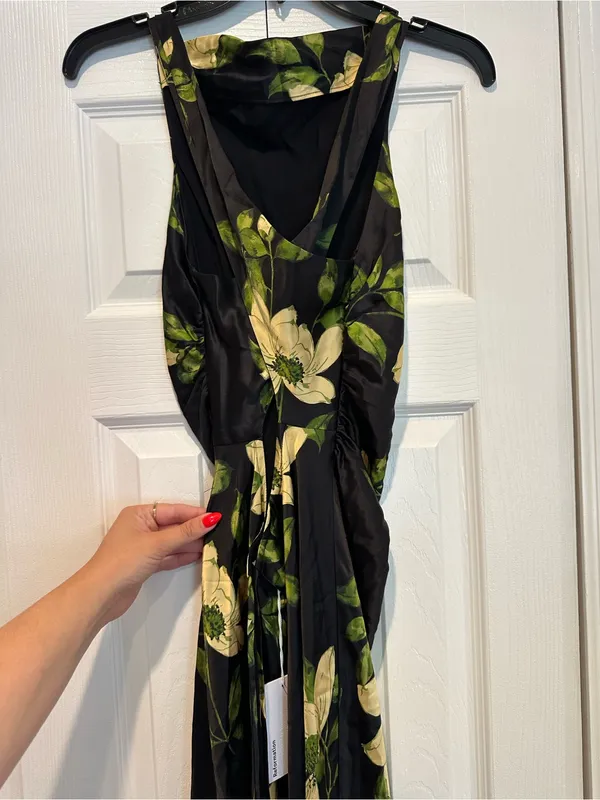 Reformation Anaiis Silk Dress - Image 4