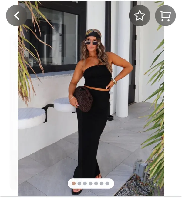 Black Two-Piece Set Boutique - Image 2