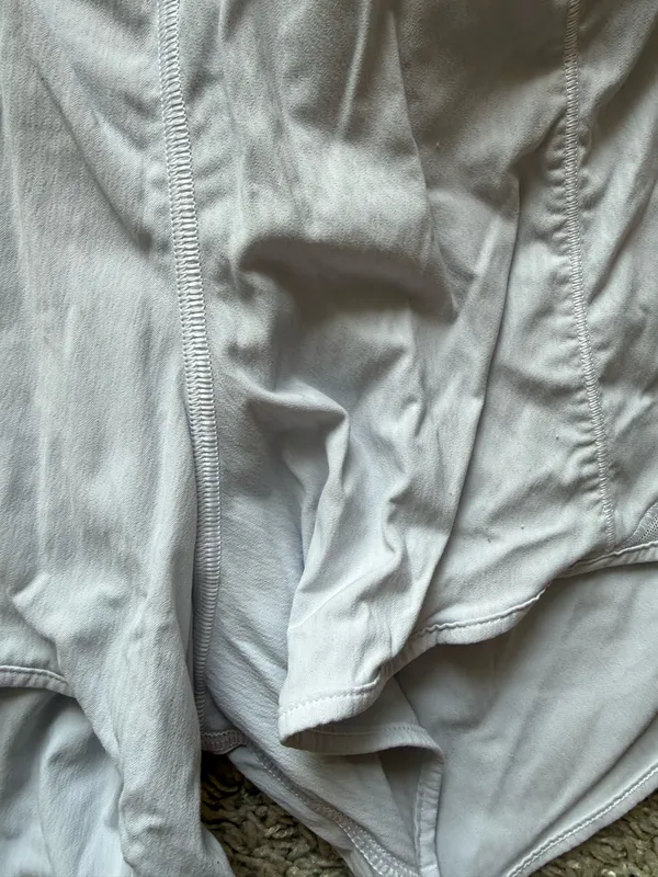 White High-Rise Lululemon Hotty Hot Shorts Lined Athletic 4 - Image 2