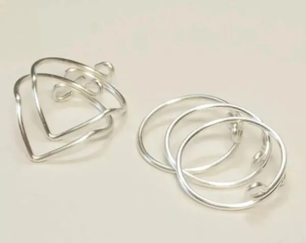 5pcs/Set silver Midi Rings - Image 2
