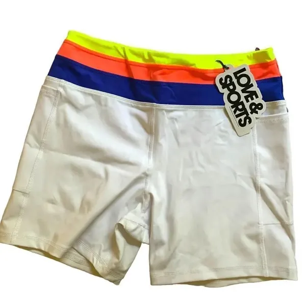 Love & Sports rainbow biking shorts - Image 3