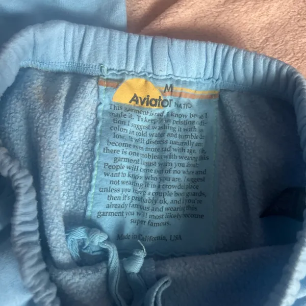 Blue Aviator Nation Sweatpants - Image 2