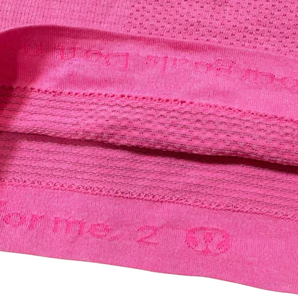 Lululemon Swiftly Tech Racerback Tank Top Size 2 Heathered Neon Pink Gym Workout - Image 4