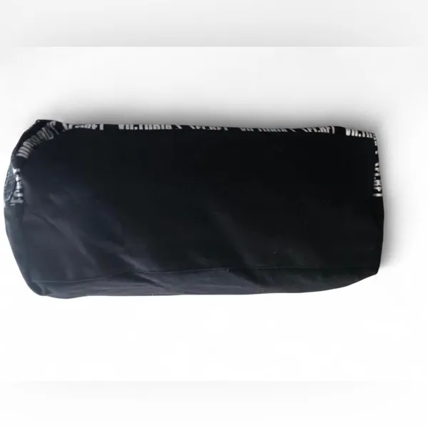 Victoria’s Secret Black Silver Sequin Bling Large Tote Weekender Bag Limited Ed. - Image 6