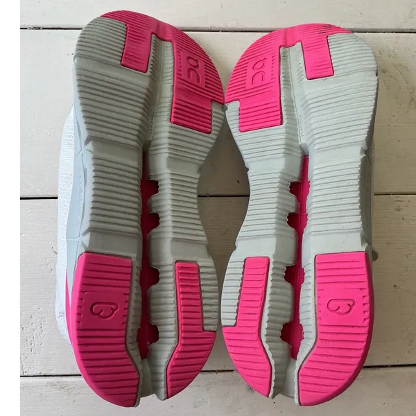 On Running Cloudnova Womens White Pink Athletic Sneakers 26.98495 Size 8.5 - Image 9