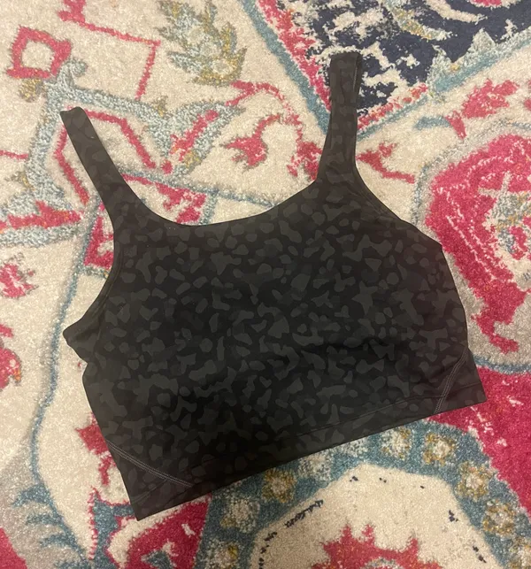 Cheetah Print Workout Tank Top Sports Bra Multi - Image 2