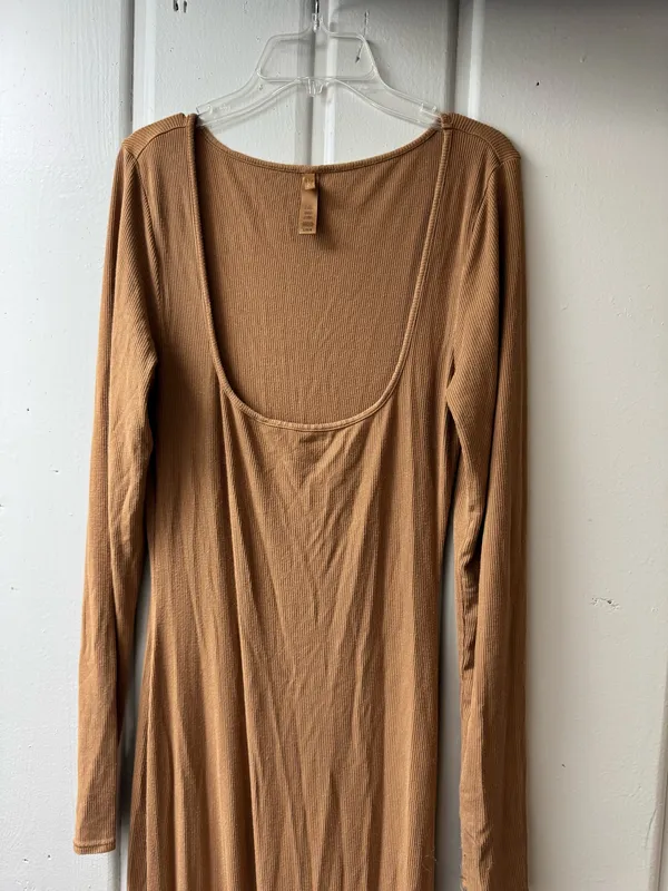 Skims Soft Lounge Long Sleeve Dress - Image 5