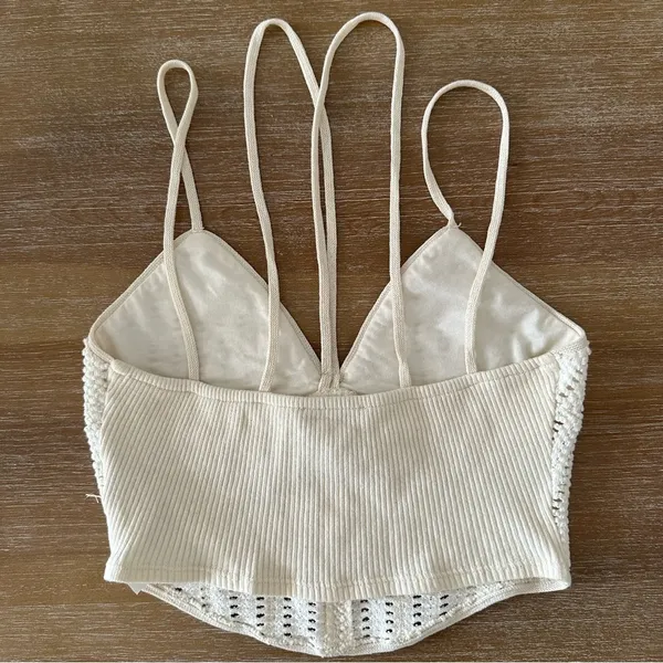Zara Knit Crop Top Tank - Image 3