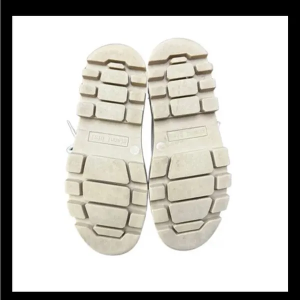 Gianni Bini Women’s High Top Sneakers Boots Sz 7M | Chunky Lug Sole Cream Beige - Image 9
