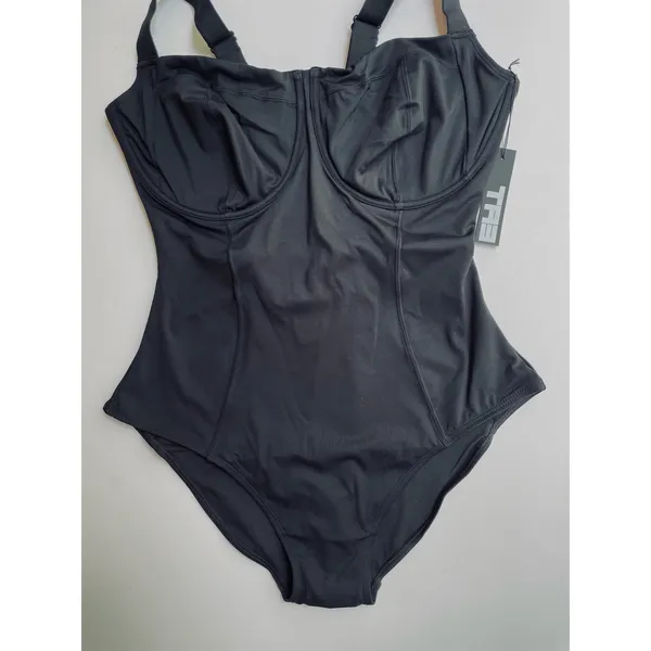 TA3 Lifty One Piece Swimsuit Corset Sculpting Black Size XL Regular/Long H/I - Image 3