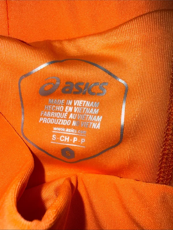 Asics Coral Orange Women's Athletic Running Shorts - Image 6
