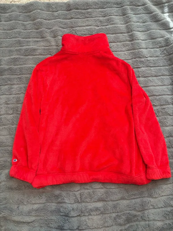 Champion Ohio State Buckeyes Fleece Zip Jacket Red Size Medium - Image 5