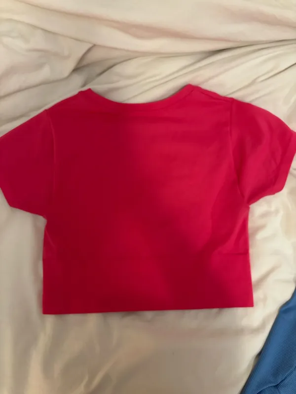 Aerie Pink Crop Top - Image 3