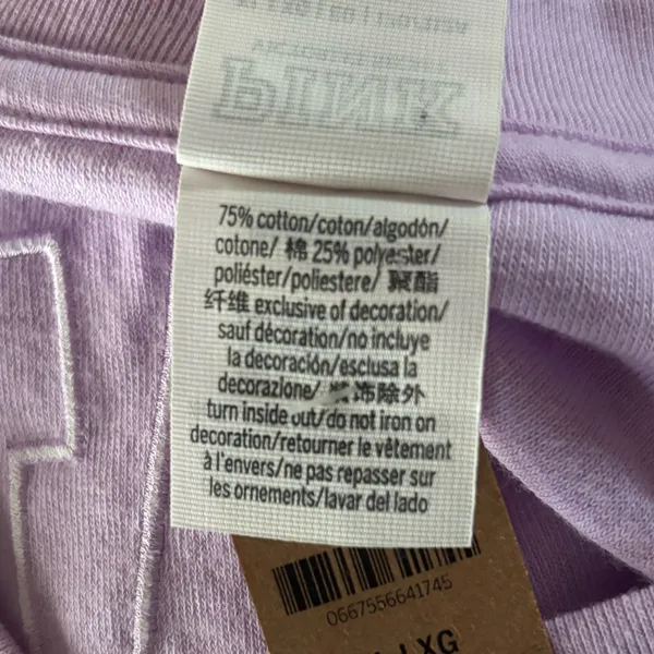 NWT Victoria's Secret PINK Varsity Terry V-Neck Pullover Sweatshirt sz XL - Image 4