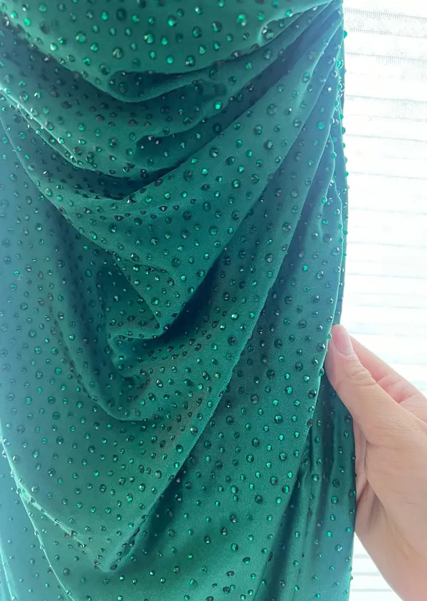 Sequined Dress Green Size M - Image 3