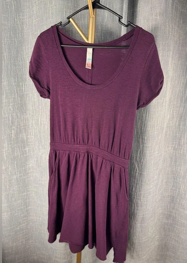 Free People Beach Audrina Mini Dress, Purple, Size Small, Great Condition! - Image 6