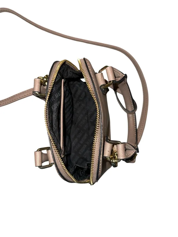 Steve Madden Taupe Dome Satchel with Gold Hardware - Image 3