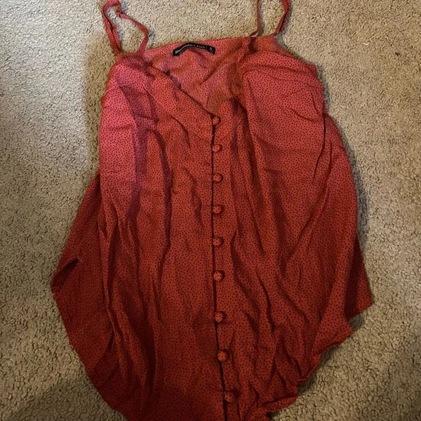 Abercrombie red cami blouse small‎ - Image 3
