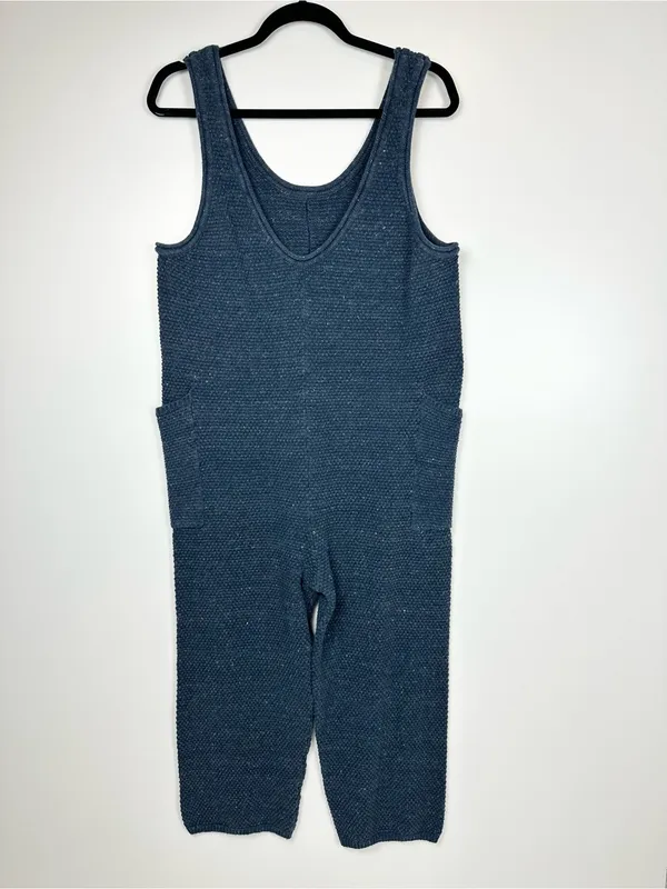 FP Beach Hailee Cropped Leg Sleeveless Textured Sweater Jumpsuit - Image 4