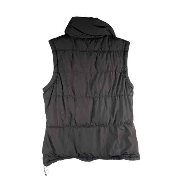 American Eagle Chocolate Brown Puffer Full Zip Vest S - Image 2