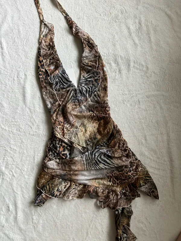 Outcast Clothing ANNIKA MINI DRESS DUNE - Image 3