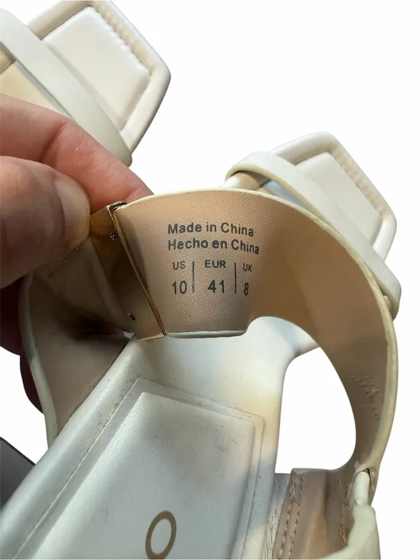 ALDO Fidles Leather Strappy Heeled Sandals 10 - Image 7