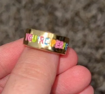 SheIn 🤩4/$15🥳 “you’re perfect” ring - Image 4