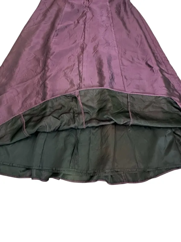 Vintage Scott McClintock 2000s Iridescent Purple Maxi Skirt 90s Fairy Grunge Y2K - Image 7