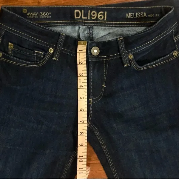 DL1961 Melissa Wide Leg Jeans Size 27 - Image 12