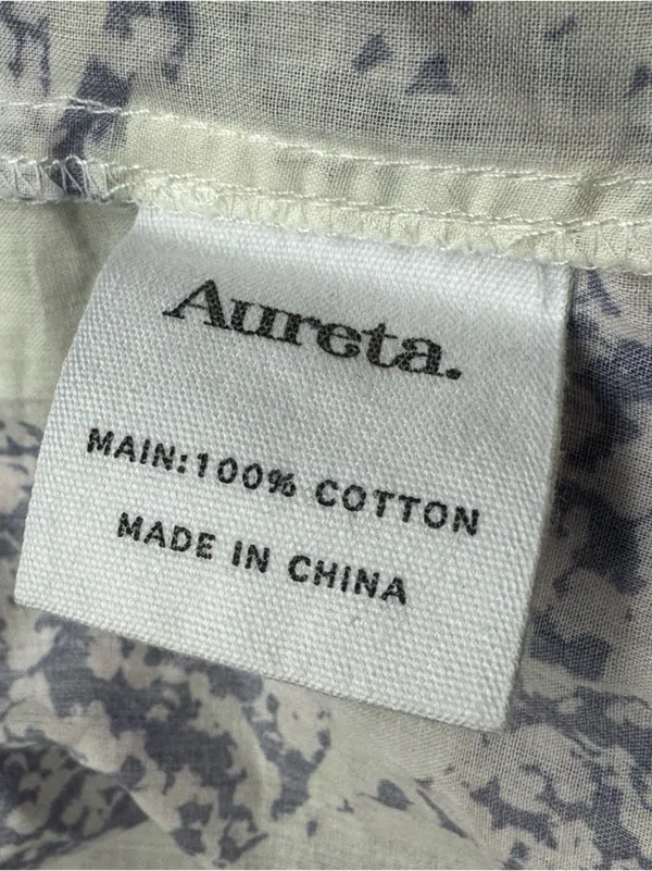 Anthropologie Aureta. Studio Printed Button Down Top Blouse Women’s Small - Image 4