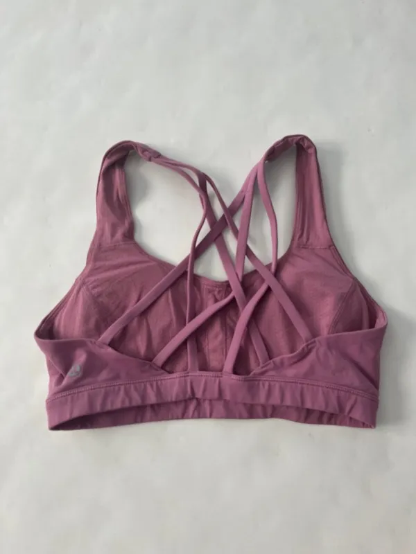 Lululemon Free To Be Serene Strappy Sports Bra Velvet Dust Purple 6 - Image 5