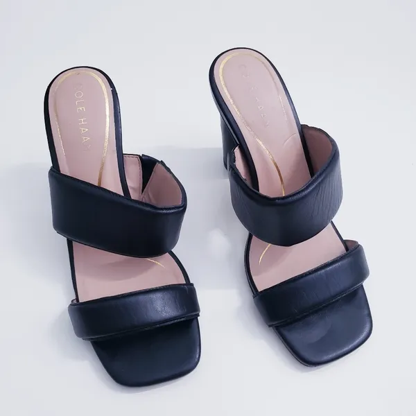 Cole Haan Leather Reina 2 Chunky Heels - Image 3