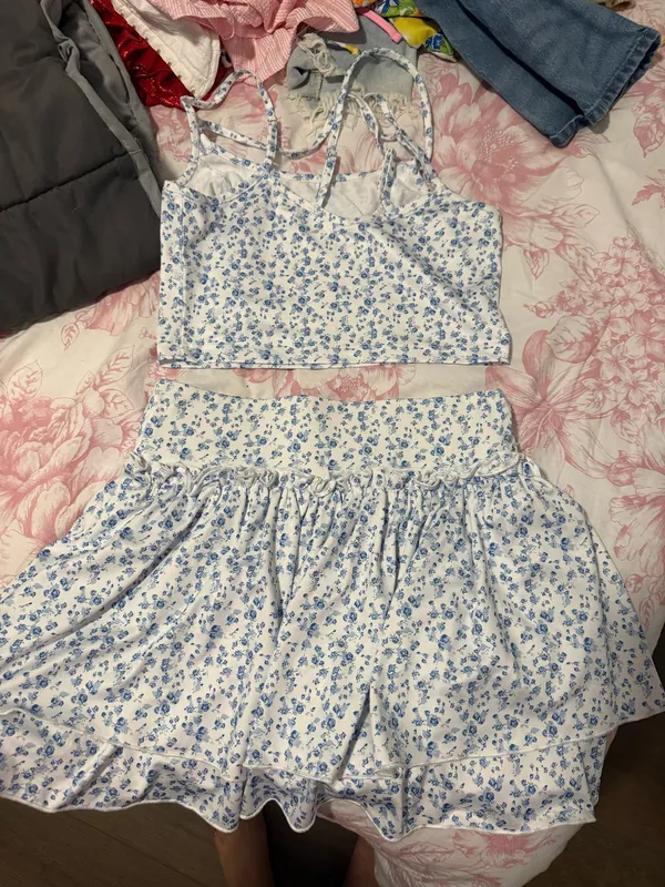 tcec floral skort and tank set - Image 4