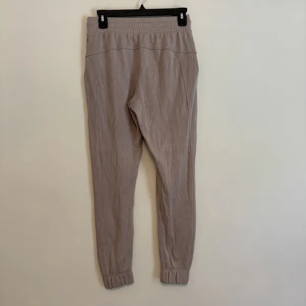 Danskin XS Tan‎ Two Piece Travel Lounge Scuba Collar Jacket Joggers Athleisure - Image 4