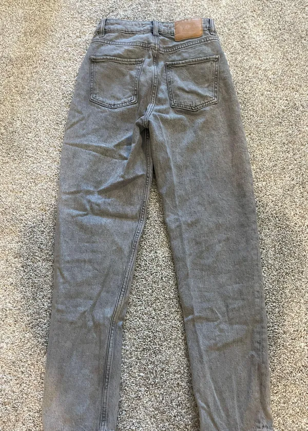 ZARA High Rise TRF Straight Leg Jeans - Image 4