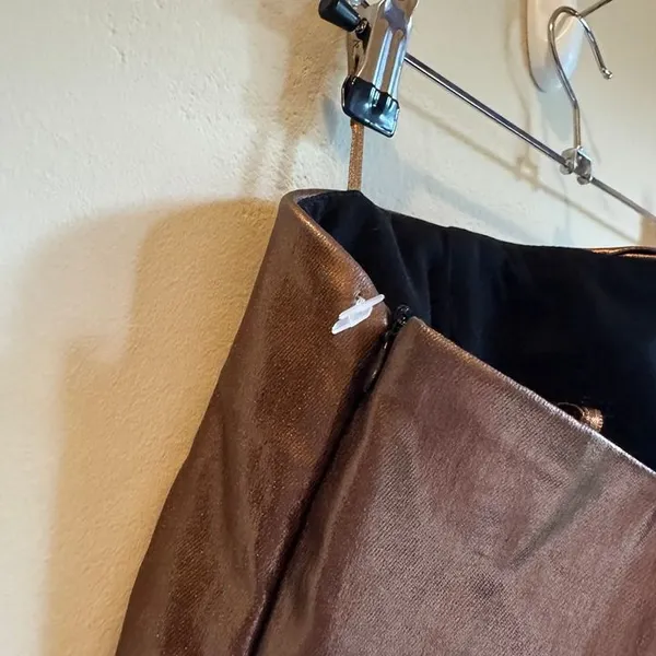 Zara Bronze Sleeveless Corset Tube Top - Image 4
