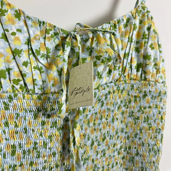 FREE PEOPLE Lavender Daze Dress in Green Combo Size Medium NWT - Image 6
