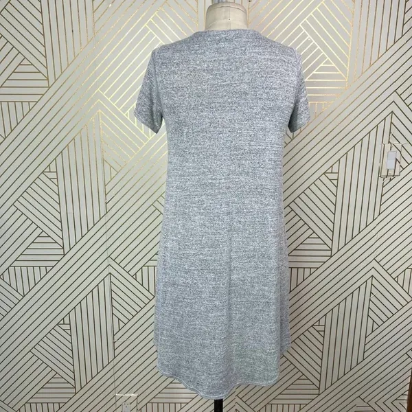 Aritzia Wilfred Free Esther Jersey‎ Knit T-Shirt Dress Marled Gray Size US Small - Image 9