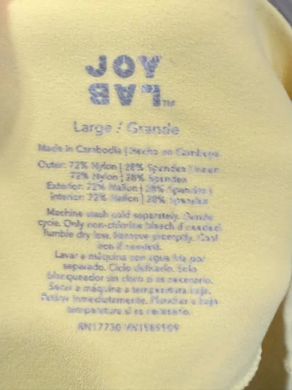 JoyLab Yellow V-Waist Circle gold/tennis Skirt - Image 6